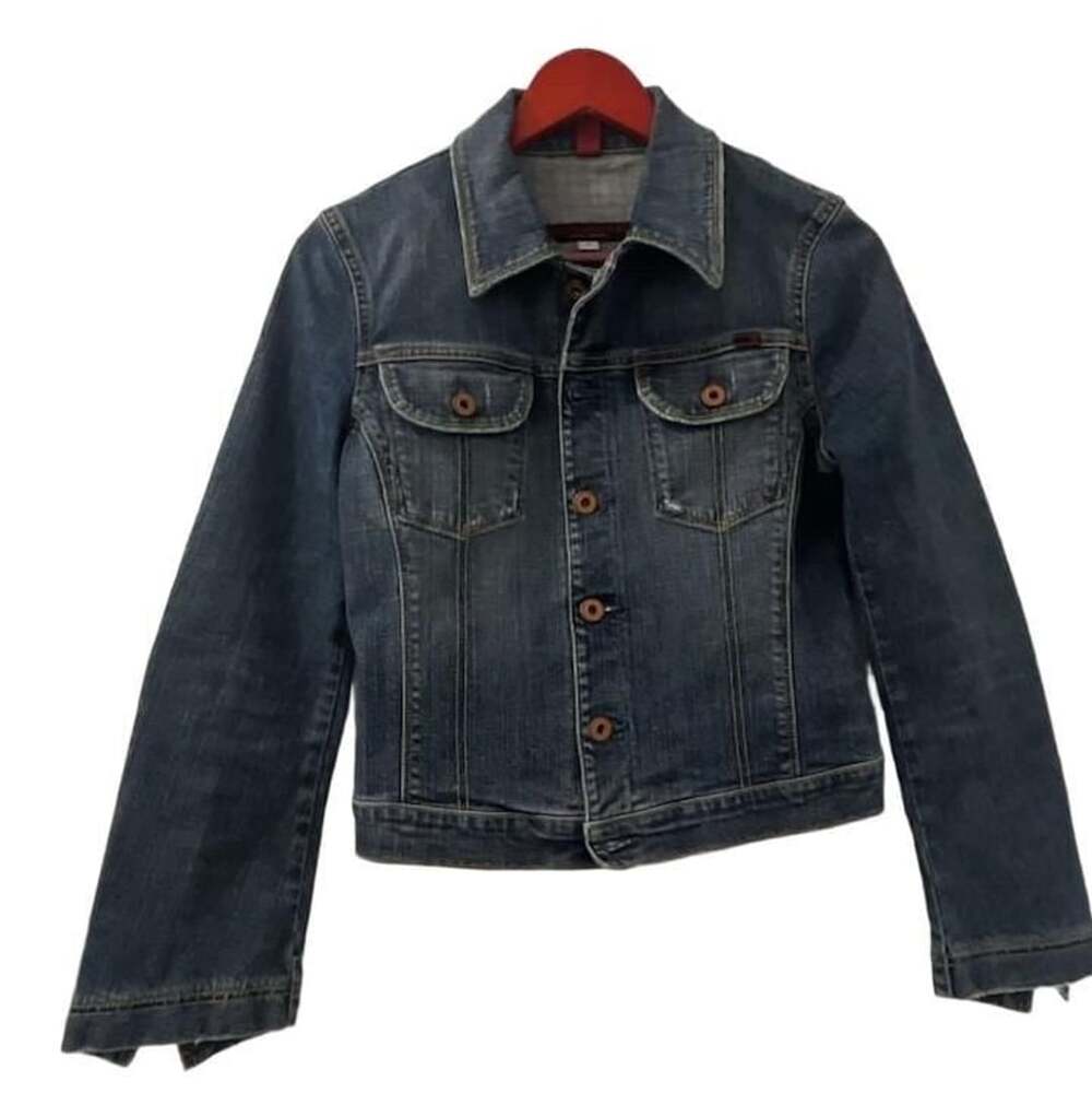 AG Adriano Goldschmied Denim Jacket Size S Blue
